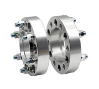 2 Piezas 25/30/35/40/45 Mm 6 X 114,3 Accesorios Para Coche Adaptador De Espaciadores De Rueda 6 Pernos Para Nissan NP300 2014-2020(40mm Silver)