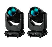 2 Piezas 280W Cabeza Móvil 10R Haz de Luz de Escenario 14 Colores 17 Gobos 16CH Proyector 8 + 48 Prisma Cabeza Movil para Disco Club Bar Fiestas Luces