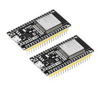 2 Piezas 38pin ESP32 NodeMCU WiFi Bluetooth Módulo ESP32 WROOM 32 Placa de Desarrollo con CP2102 Compatible con Puerto Micro USB Arduino