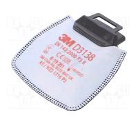2 piezas 3M D3138 Filtro antipolvo