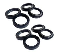 2 Piezas/4/8 Piezas 41x54x11 41 54 11 Horquilla De Choque Frontal Eje De Amortiguador Sello De Aceite Cubierta De Polvo for RGV250 RGV 250 SP KL250 TS125 1988-1998(4pc Seal 4pc Cover)