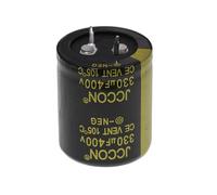 2 Piezas 400V 330uF 30x35 30x35mm Condensador electrolítico de 2 pines con terminal a presión para soldar