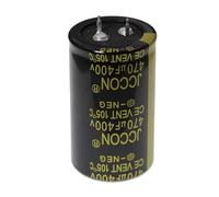 2 Piezas 400V 470uF 30x50 30x50mm Condensador electrolítico de 2 pines con terminal a presión para soldar