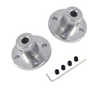 2 Piezas 4mm Rígido Brida Acoplamiento De Eje, Acero 45# Conector De Acoplamiento Del Eje Del Motor Para El Modelo De Rc, Piezas De Bricolaje