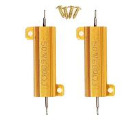 2 Piezas 50W 680 Ohm Resistencias de alambre de aluminio de alta potencia con tornillos
