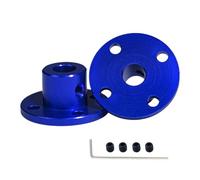 2 Piezas 5mm Rígido Brida Acoplamiento De Eje, Aleación De Aluminio Conector De Acoplamiento Del Eje Del Motor Para El Modelo De Rc, Piezas De Bricolaje, Azul Oscuro