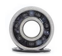 2 piezas 623/24/25/26/27/28/29 RS 2RS Rodamiento cerámico for husillo industrial híbrido(625RS 5x16x5)