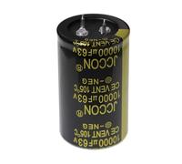 2 Piezas 63V 10000uF 30x50 30x50mm Condensador electrolítico de 2 pines con terminal a presión para soldar