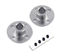 2 Piezas 6mm Rígido Brida Acoplamiento De Eje, Acero 45# Conector De Acoplamiento Del Eje Del Motor Para El Modelo De Rc, Piezas De Bricolaje