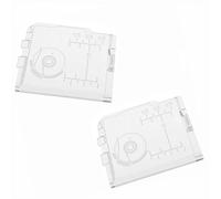 2 piezas 750036001 placa de cubierta de gancho de bobina, máquinas de coser, placa deslizante de cubierta de bobina compatible con modelos Brother Elna 2600, 2800, 5100, 5200, compatible con modelos