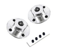 2 Piezas 7mm Rígido Brida Acoplamiento De Eje, Acero 45# Conector De Acoplamiento Del Eje Del Motor Para El Modelo De Rc, Piezas De Bricolaje