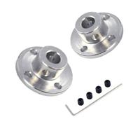 2 Piezas 8mm Rígido Brida Acoplamiento De Eje, Acero 45# Conector De Acoplamiento Del Eje Del Motor Para El Modelo De Rc, Piezas De Bricolaje