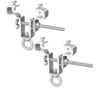 2 piezas Abrazadera Ajustable de Acero - Soporte para Saco de Boxeo, para Cargas Pesadas de Hasta 204 kg, Soporte Saco Boxeo Suelo Techo, Ajustable para Viga de 65 mm a 225 mm