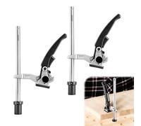 2 Piezas Abrazaderas de Sujeción Palanca de Acero 20mm, Elemento de Sujeción 20mm para Mesa Multifuncional, Campo de Sujeción 160mm, Prensa de Banco para Workbench CNC y Trabajo en Madera