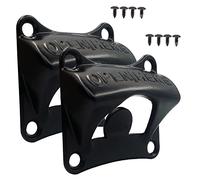 2 Piezas Abridores de Botellas de Pared, Diseño Retro Abrebotellas de Cerveza de Pared, para Bares, Restaurantes, Cafeterías, Cocinas(Negro)