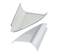 2 piezas ABS A pilares revestimiento para T-ROC 2018-2022, fibra de carbono óptica moldura de puerta frontal, resistente a los arañazos, protección solar para embellecedor decorativo, fácil montaje