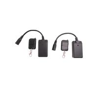 2 Piezas AC 90-240V 3 Pines XLR Receptor de Control Remoto Equipo Controlador Receptor 400W 500W 900W 1500W MáQuina de Niebla de Humo