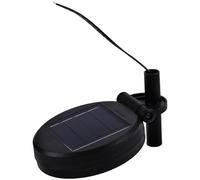 2 Piezas Accesorio de Luz Solar de Suelo Panel 2v 120ma Giratorio