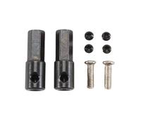 2 Piezas Accesorios de Adaptador de Eje de Eje Trasero de Metal para WPL D12 C14 C24 C34 B24 B36 MN D90 D91 MN99S Piezas de Coche RC