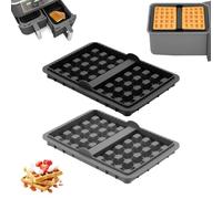 2 Piezas Accesorios para Freidora de Aire,Moldes para Gofres para Ninja Freidora de Aire,Compatible con AF300EU,AF400EU,SL400EU,AF451EU,AF500DE,Reutilizable molde freidora de aire