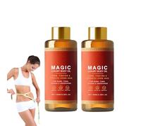2 piezas Aceite Corporal Reafirmante Mágico, Aceite de Lujo Después de la Ducha con Ingredientes Naturales, Hidratante y Tonificante, Mejora Elasticidad y Firmeza de la Piel, Cuidado Corporal Completo