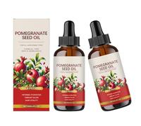 2 piezas aceite de semilla de granada hidratante para el cuerpo, puro natural, reparación de la piel seca de la cara, prensado en frío para el cuidado de la piel antienvejecimiento, botella de vidrio