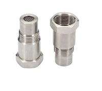 2 piezas Adaptador de Sonda Lambda M18x1.5mm, Konuooer espaciadores Extensor de Sensor Oxígeno O2 Extensión 45mm para Accesorios de Sistema de Escape de coche M18 x 1.5 mm Eliminador de Sonda Lambda