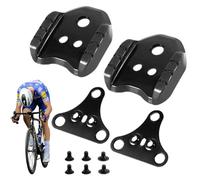 2 Piezas Adaptador de Tacos de Bicicleta Spd - Tacos Adaptadores de Zapatos Adaptador Estabilizador de Calas Adaptador Rode SPD Cleat con 3 Agujeros para Soporte Uniforme, Accesorios de Ciclismo
