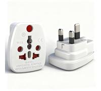 2 piezas adaptador enchufe inglés, adaptador de Reino Unido, adaptador tipo G para EE.UU. A/B, Reino Unido G, Sudáfrica M, India D, Europa C&E/F, Australia I, etc