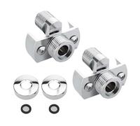 2 piezas Adaptador grifo ducha, Adaptador para grifo de ducha, Adaptador ajustable para grifo de ducha, Adaptador ajustable para grifo, utilizadas para ajustar válvulas de agua e instalar grifos.