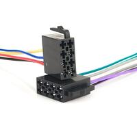 2 Piezas Adaptador ISO Radio Coche, Conector ISO Radio Coche a Extremos Abiertos 8 Pines, Compatible con Opel Ford Renault Peugeot Toyota y Radios con Conexión para Fuente de Alimentación y Altavoces