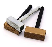 2 Piezas Aderezador de Muelas Abrasivas Manual de Metal | Quita Residuos, Restaura el Rendimiento, para Corindón Marrón y Blanco, Experiencia Manual Cómoda
