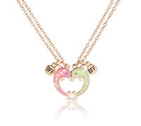 2 Piezas, Adorables BFF Collares para 2, Best Friends Collares con Colgante de Delfín Dorado, Collar de la Amistad, Joyería de Amistad para Mujeres Niñas Madres Amigos Hermanas Parejas