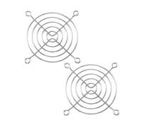 2 Piezas Alambre De Metal Protector Dedos Proteger Rejilla para 80mm PC Ventilador Enfriador