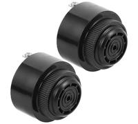 2 Piezas Alarma Electrónica Negra 12v para Sistema y Panel | Aleación y Plástico, Montaje Fijo E Intercambio Rápido, Sistemas de Seguridad y Dispositivos Electrónicos