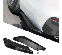 2 Piezas Alerón Parachoques Trasero para Fiat Talento 2016 2017 2018 2019 2020 2021, Esquina Protectora de Labios Trasera Antiarañazos, Accesorios Coche,Bright Black