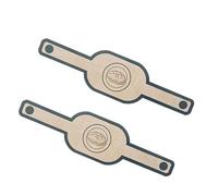 2 Piezas Alfombrillas de Silicona para Horno Holandés con Asas Largas, Sin BPA, Ovalada Antiadherente Reutilizable Tapete Horno para Hornear Pan, Galletas, Pizza