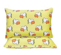 2 Piezas almohada niño Pillowcase,almohada 40x60 CM,Funda de almohada infantil de algodón Toddler Pillowcase fundas de almohada,pato