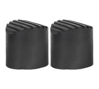 2 Piezas Almohadilla Antideslizante de Goma Negra | Cubierta Protectora, Reduce Ruido y Protege Suelos Duros, para Bricolaje y Mantenimiento Doméstico