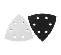 2 Piezas Almohadilla de Esponja para Lijadora Detallada de 6 Orificios | Presión Uniforme y Amortiguación, Adhesivo Sensible Instalación Rápida, Recambio Fácil