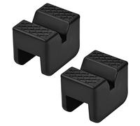 2 Piezas Almohadilla de Goma para Gato de Coche, Bloque Jack Pad Protector Adaptador, Almohadillas de Soporte Jack para Automóviles