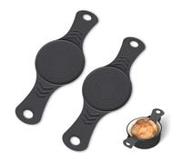 2 Piezas Almohadilla de Silicona para Hornear para de Pan con Asas Herramienta de Cocina Reutilizable y fácil de Limpiar Estera de Silicona para Estera para Hornear Madre