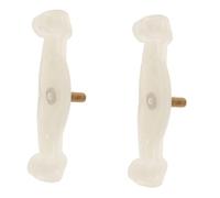 2 Piezas Almohadillas Antideslizantes para Hombro de Violín | Goma de Color Claro, para Violines 1/4 a 1/8, Uso en Ensayo Escolar y Actuación, Portátiles