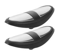 2 Piezas Almohadillas Conductoras para Manillar de Cinta de Correr | Repuesto para Pasamanos, Plástico y Metal Negro, Instalación Sencilla, Compatibilidad Estable Equipos Cardio