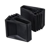 2 Piezas Almohadillas de Escalera Antideslizantes de Goma Negra | Diseño Engrosado, Superficie Amplia de Apoyo, Incluidas, para Madera y Baldosa Cerámica