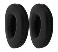 2 Piezas Almohadillas Ovaladas de Espuma Viscoelástica Negro | Reutilizables y Cómodas, Mejora Calidad de Audio, para Gaming y Sesiones de Estudio