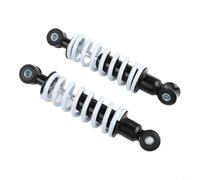 2 Piezas Amortiguador Trasero Suspensión 190mm 7.5 Pulgadas Para Moto Scooter para Atv Dirt Bike Offroad Vehículo con Aleación de Acero Muelle Negro Blanco Par