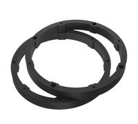 2 Piezas Anillo Adaptador 6,5 Pulgadas, PVC Negro | Ajuste, Instalación Fácil, para Sistemas de Audio y Proyectos Diy, Diseño Negro Elegante