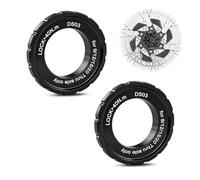 2 Piezas Anillo Bloqueo Centerlock DS03 para Discos Shimano, Cierre Discos Center Lock, Bloqueo Central de Buje de Bicicleta de Aleación, Aluminio, Compatible con Ejes de Buje 9/12/15/20 mm