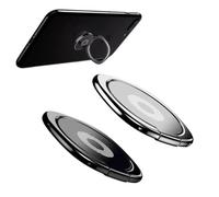 2 Piezas Anillo Soporte para Movil 3 mm Ultrafino, Anillo para Teléfono Móvil, El Soporte del teléfono móvil Giratorio de 360 Grados es Adecuado para Smartphone Tablet (B)